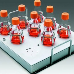 10 мкл наконечники без фильтра Gluvex в штативе, удлиненные, стерильные, апирогенные, не содержат ДНКазы и РНКазы, 96×50 шт./уп.